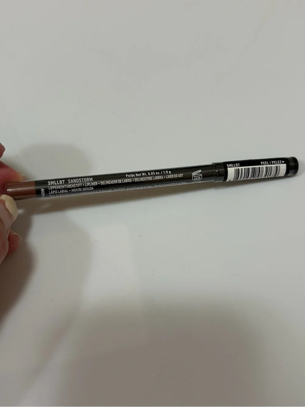 NYX Suede Matte Lip Liner — Deep Brown ‘Sandstorm’ Shade
